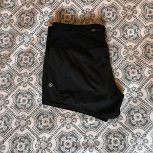 Black Lululemon Speed Up Short Size 6